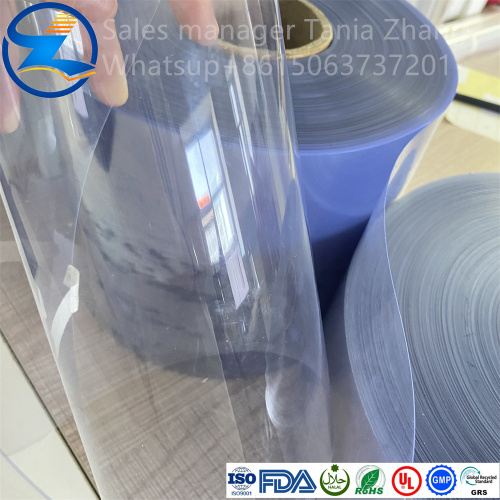 Transparent PVC drug packaging film