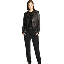 Studded Leather Motorcycle Jacket