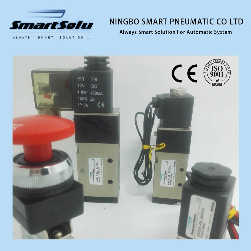 Two Way Nomal Close Open Pneumatic Fluid Control Solenoid Valve