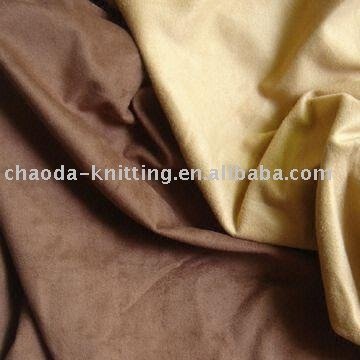 Stretch Suede Fabric, Warp knitting Fabric