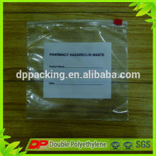 Clean LDPE Medical Slider zipper bag