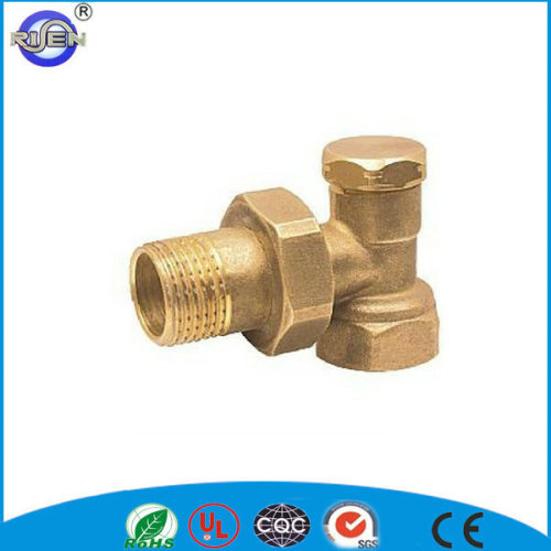 Thermostatic tempering control radiator valve