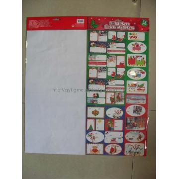 Christmas Adhensive Sticker,YL-21