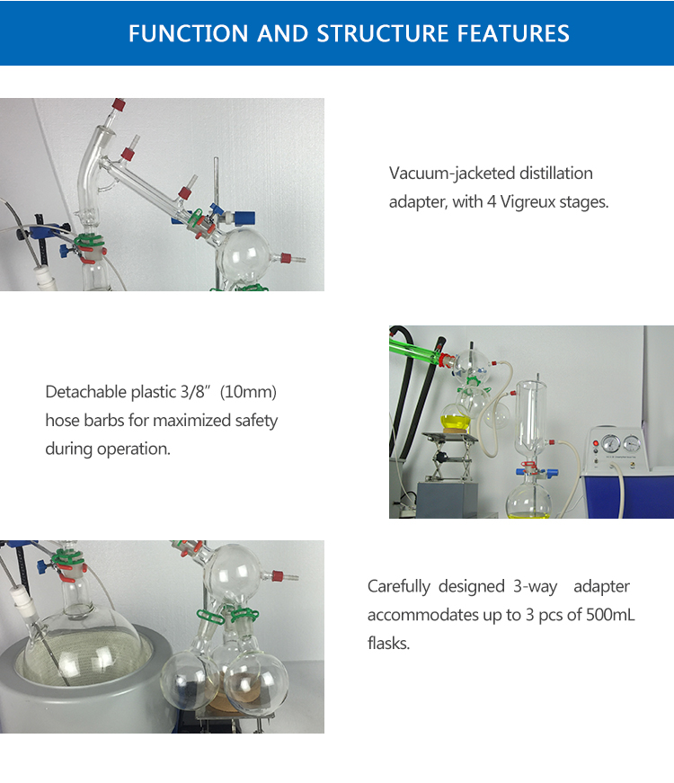  Factory Price 5L Short Path Distillation