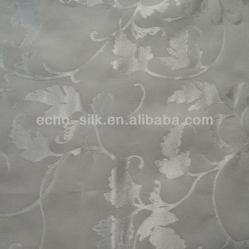 Antique" silk satin jacquard brocade fabric