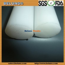 Hard white blue pom plastic rod