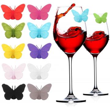 Custom Creative Newest Silicone Wine Glass Bottle Marker