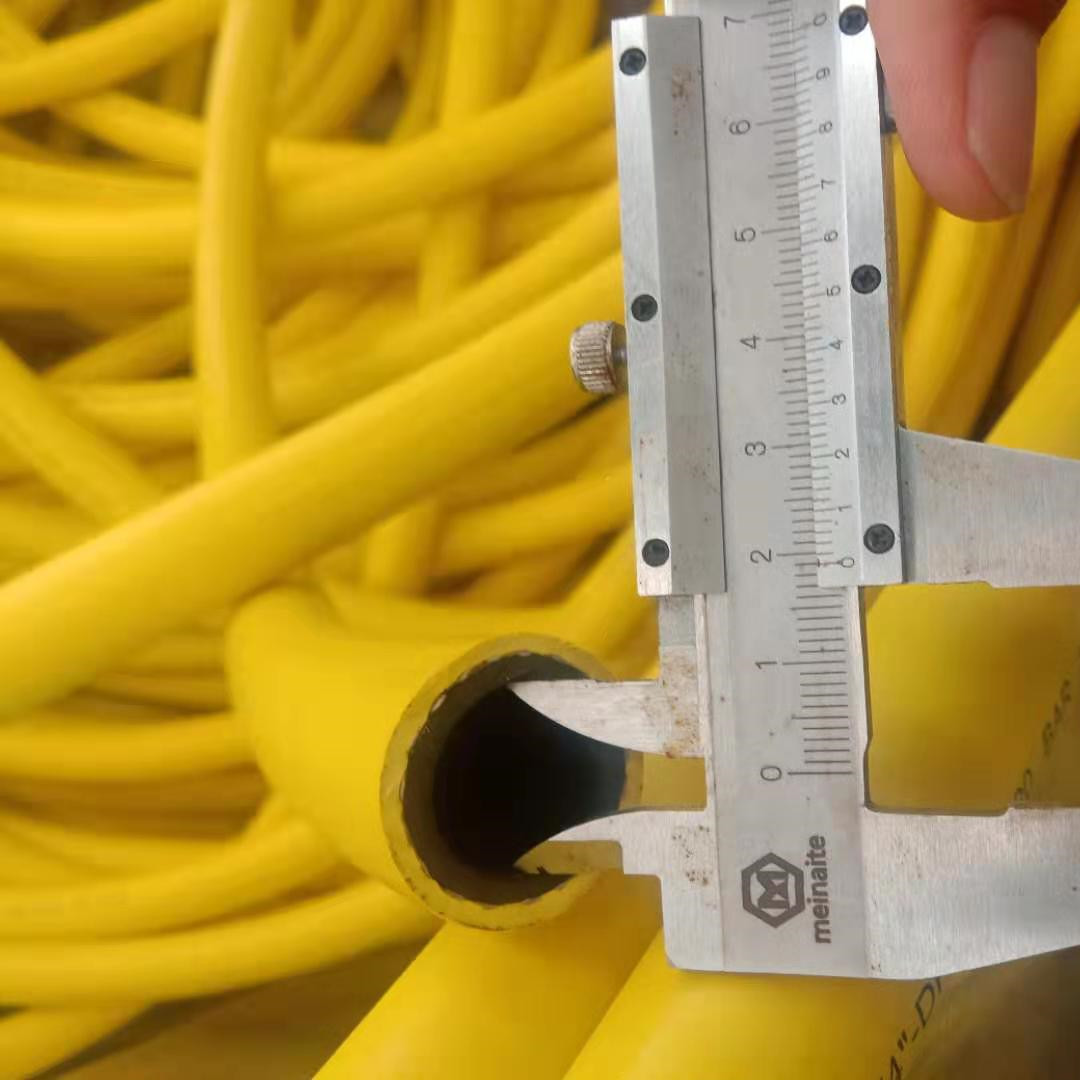 Flexible Compressor Pneumatic 1/2 High Pressure Rubber Yellow Air Hose