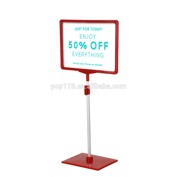 Plastic Poster Stand/ Frame Stand/ Picture Frame Floor Stand