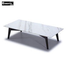 Stone top modern coffee table