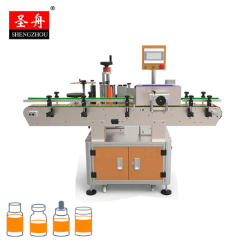 Automatic Vertical Round Bottle Adhesive Sticker Labeling Machine