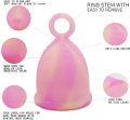 Menstrual Cup met ring voor beginners Gemakkelijke verwijdering