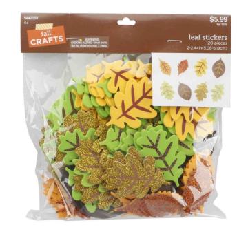 LEAF SHAPE DECORATION STICKERS