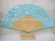 Foldable Hand Fan Bamboo Silk Fan