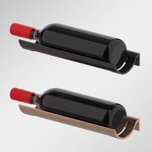 Unique Vertical Metal Wine Rack for Restaurant Design