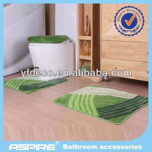 Shaggy comfortable tufted mat carpet for bathroom