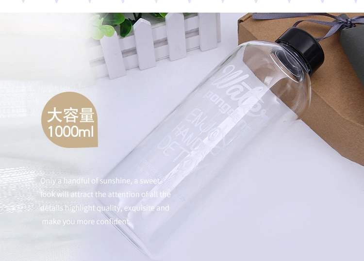 Best Quality My Breakproof Bootl Sports Cycling Camping Readily Space Health Lemon Juice Make Glass Water Bottle