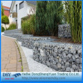 Galvanized Wire soldado gabion / cesta de pedra