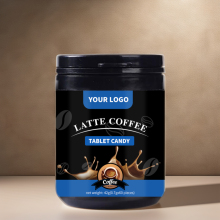 OEM RTS Latte Coffee Bean Flavored Tablet Candy