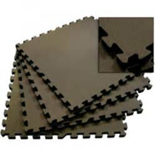 Anti Slip recycled EPDM Interlock GYM rubber flooring