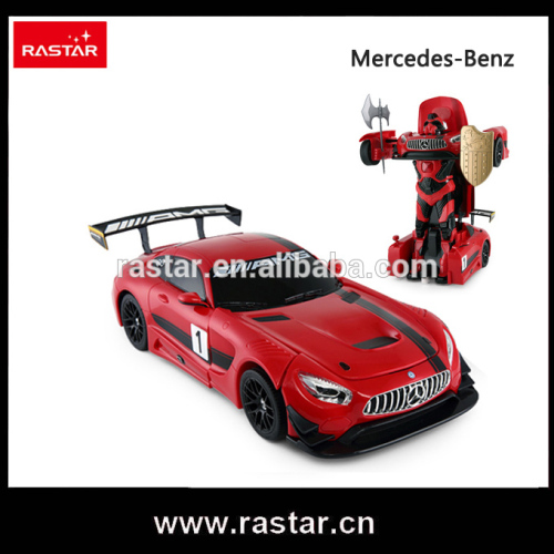 Rastar kids toys remote control transform battle robot rc car