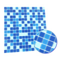 Бассейн мозаика стеклянная плитка синяя настенная плитка
