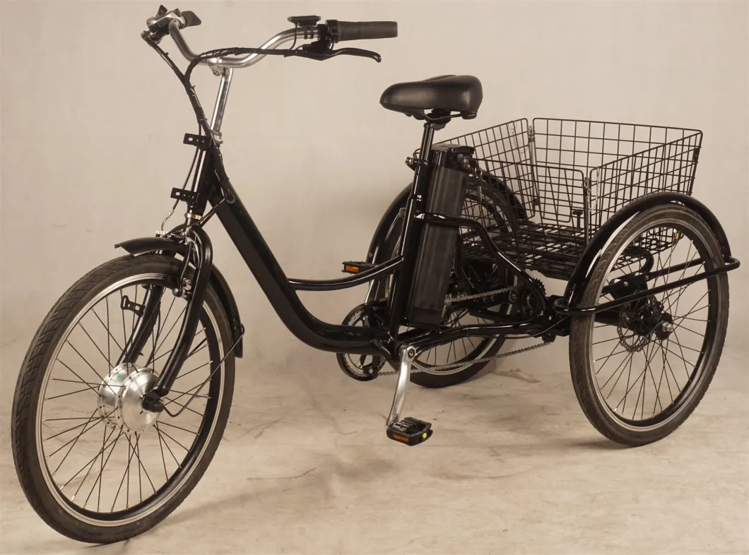 Stock Adult Electric Motorized Tricycles 3 Wheel Electric Bicycles