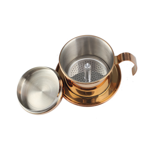 Colorful Stainless Steel Vietnamese Coffee Drip Filter Maker