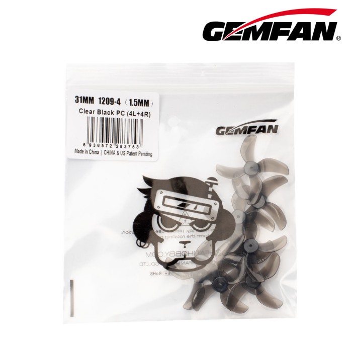 1209-4 Clear Black package 1209-4 Clear Black package