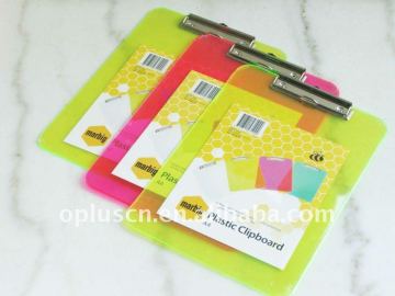 A4 PLASTIC CLIPBOARD