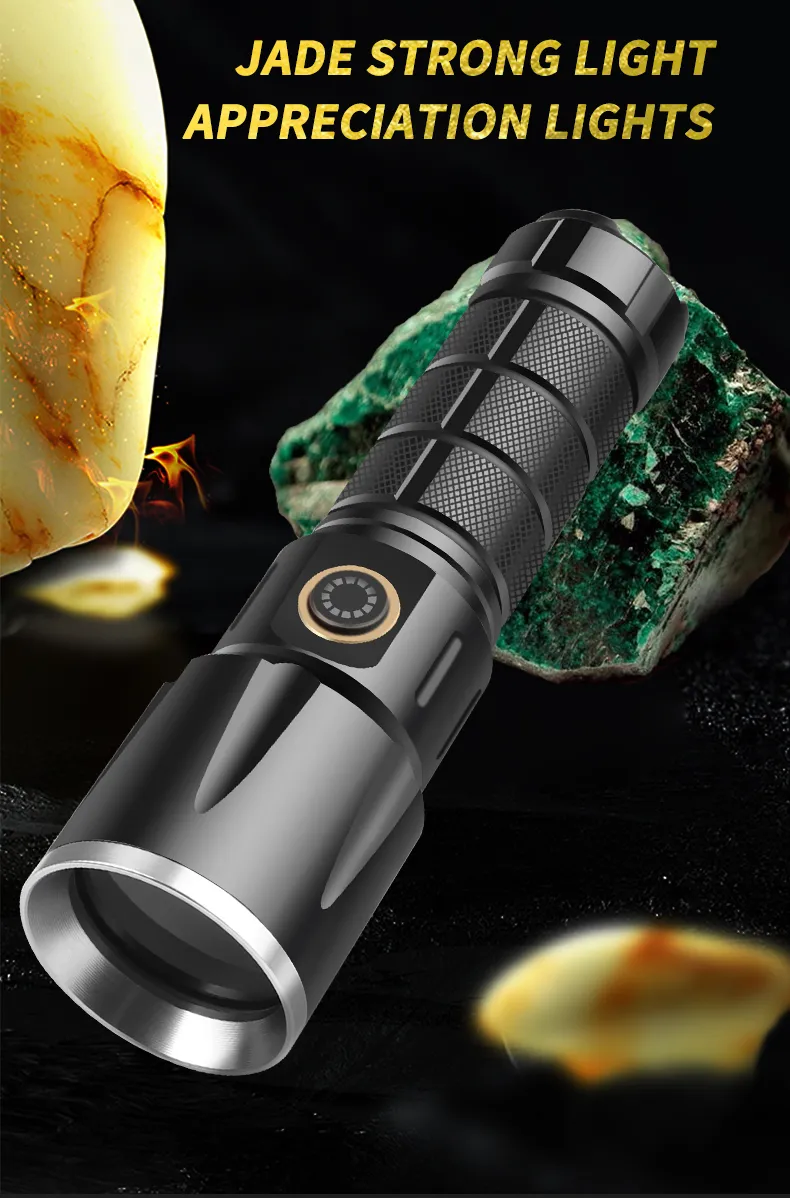 Portable USB UV Flashlight for Detecting Counterfeit Money