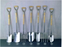 Stainless Spade and Fork with FSC Certificate Handle