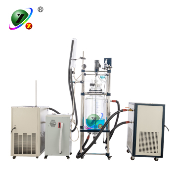 HEB-100L Lab Glass Lined Vacuum Reactor for Distillation