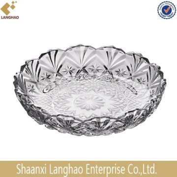 Round Clear Glass Dishware
