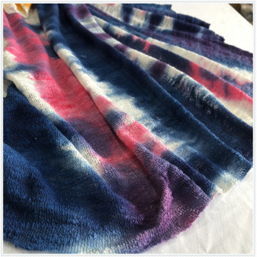 Polyester Spandex Tie Dyed Hacci