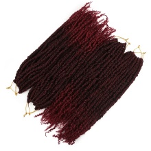 Julianna Pre Stretched Ombre Braiding Wholesale Bomb New Passion Spring Twist Synthetic Crochet Braid Hair