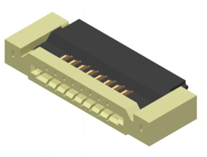 0.5mm FPC Back-flip SMT H=2.6mm Connecteur