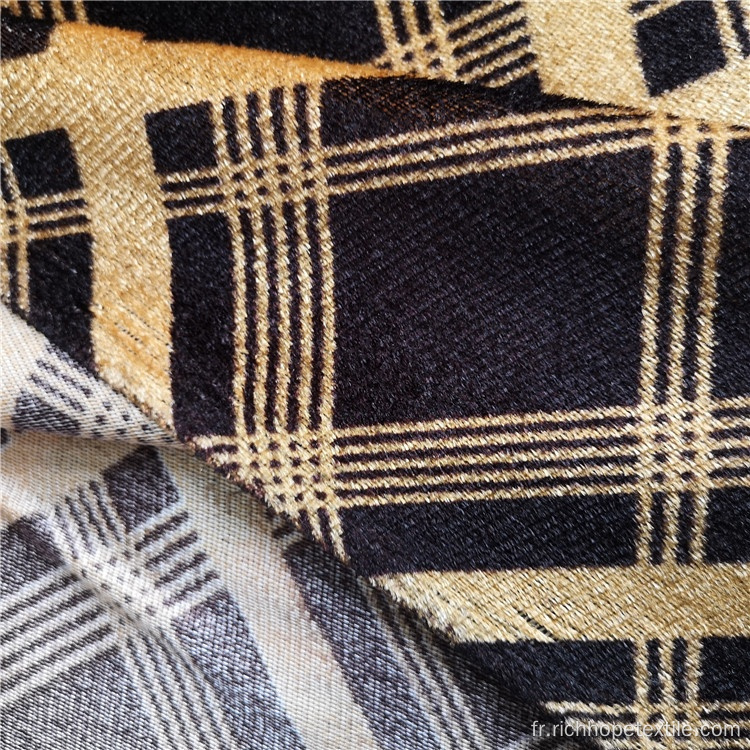 Accueil Textile Tissu imprimé à rayures à carreaux africains