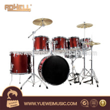 7PCS acoustic Drum Set adult drum kit percussion