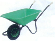 Construction And Yardworks Wheelbarrow , Metal Landscaping Wheelbarrow