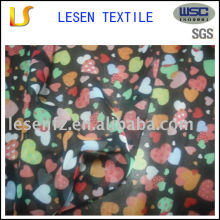Loving heart printed chiffon fabric