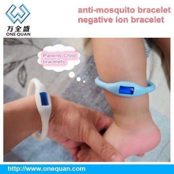 65*45mm negative ion silicone mosquito repellent bracelet silicone insect repellent bracelet