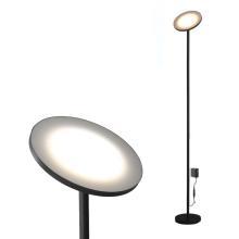 Modern Remote Control Dimmable Warm White Torchiere LED Floor Lamp