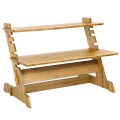 Bureau d&#39;ordinateur de bambou naturel