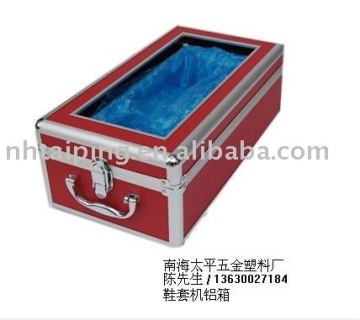 shoe covering dispenser machine case box