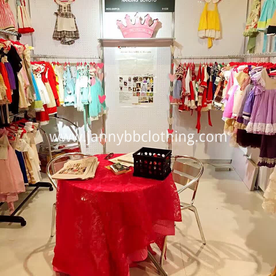 Wholesale Smocked Childrens Clothing Pinanfore Dress China
