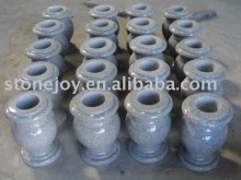 Grey Granite Grave Vase