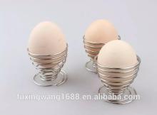 Stainelss Steel Spring Wire Tray Egg Cup Boiled Eggs Holder Stand Storage