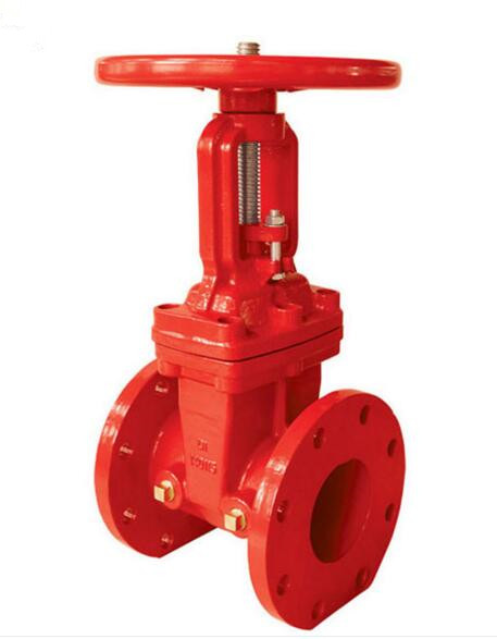 UL Listed Y Type Cast Steel Flanged Industrial Gate Valve