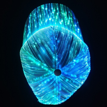 Fiber Optic Luminous Baseball Cap with RGB Color Change